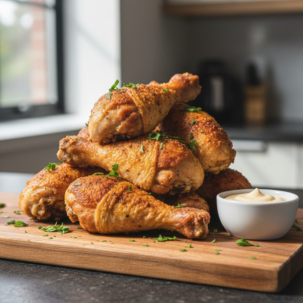 The Best Crispy Air Fryer Chicken Legs (Ready in 20 Minutes!)
