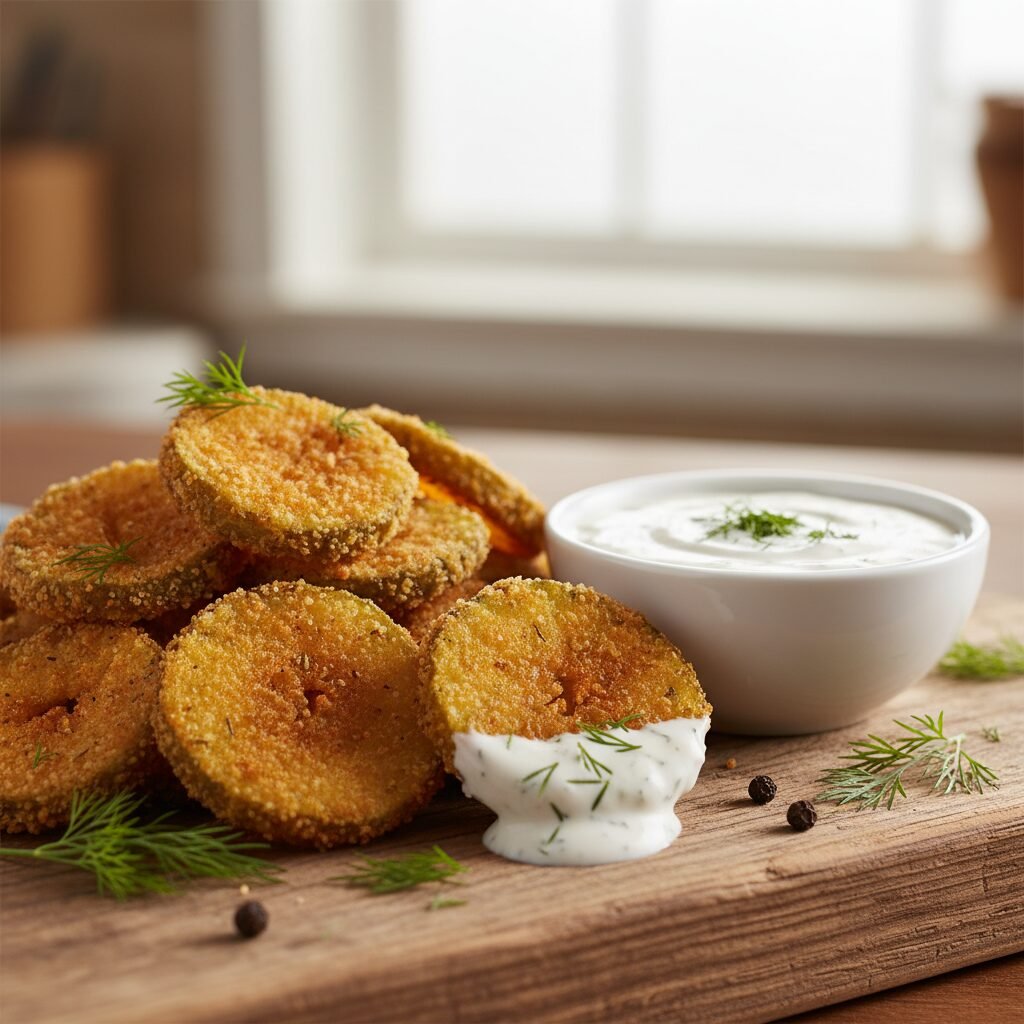 Crispy Air Fryer Fried Pickles (Better Than Takeout!)