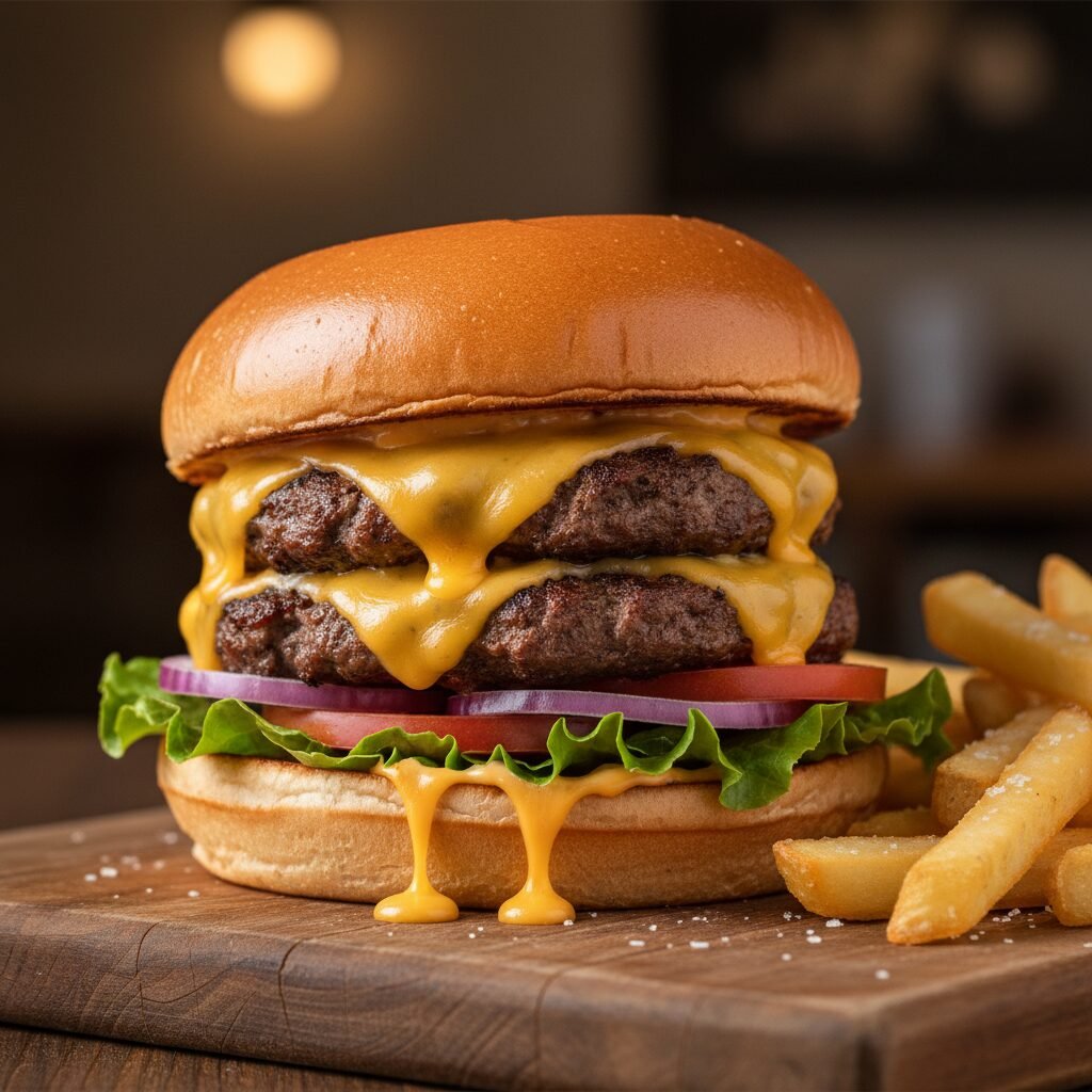 Juicy Air Fryer Hamburgers – The Easy Weeknight Dinner Hack!