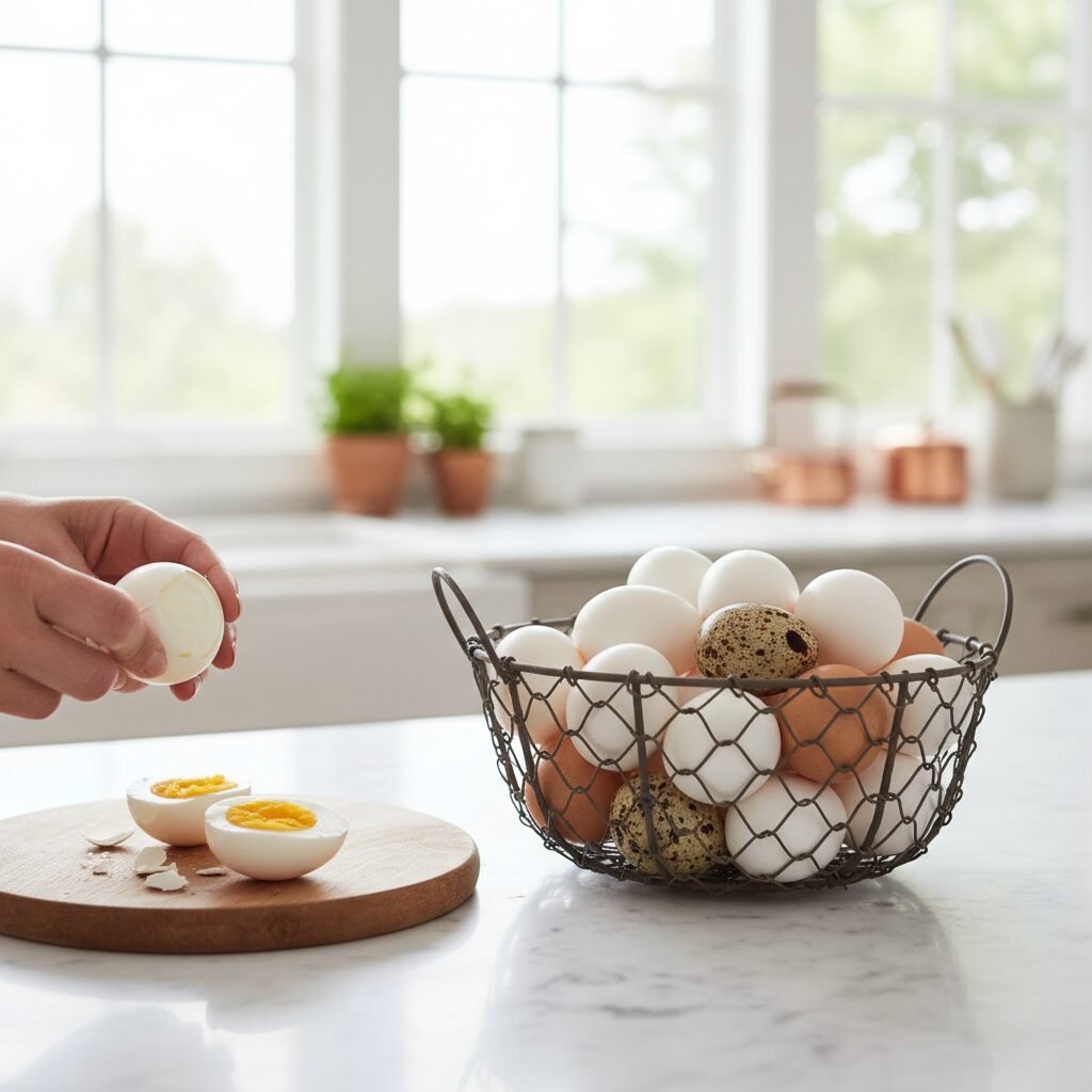 Perfect Air Fryer Hard Boiled Eggs (Easy Peel Hack!)