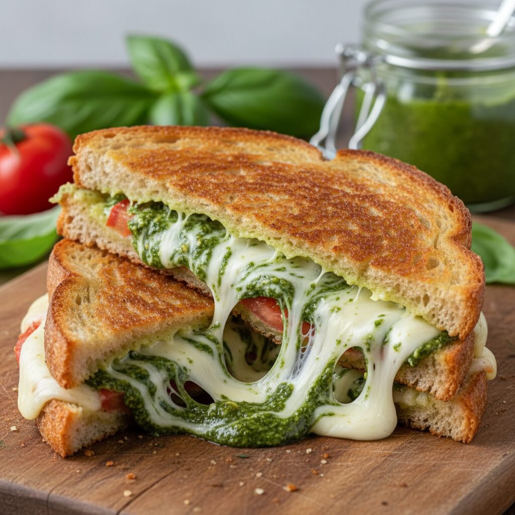 Air Fryer Pesto Grilled Cheese: The Ultimate Crispy Lunch Hack