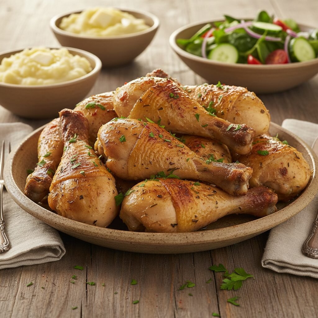 Crispy Oven Baked Chicken Legs - The Ultimate Weeknight Dinner Savior