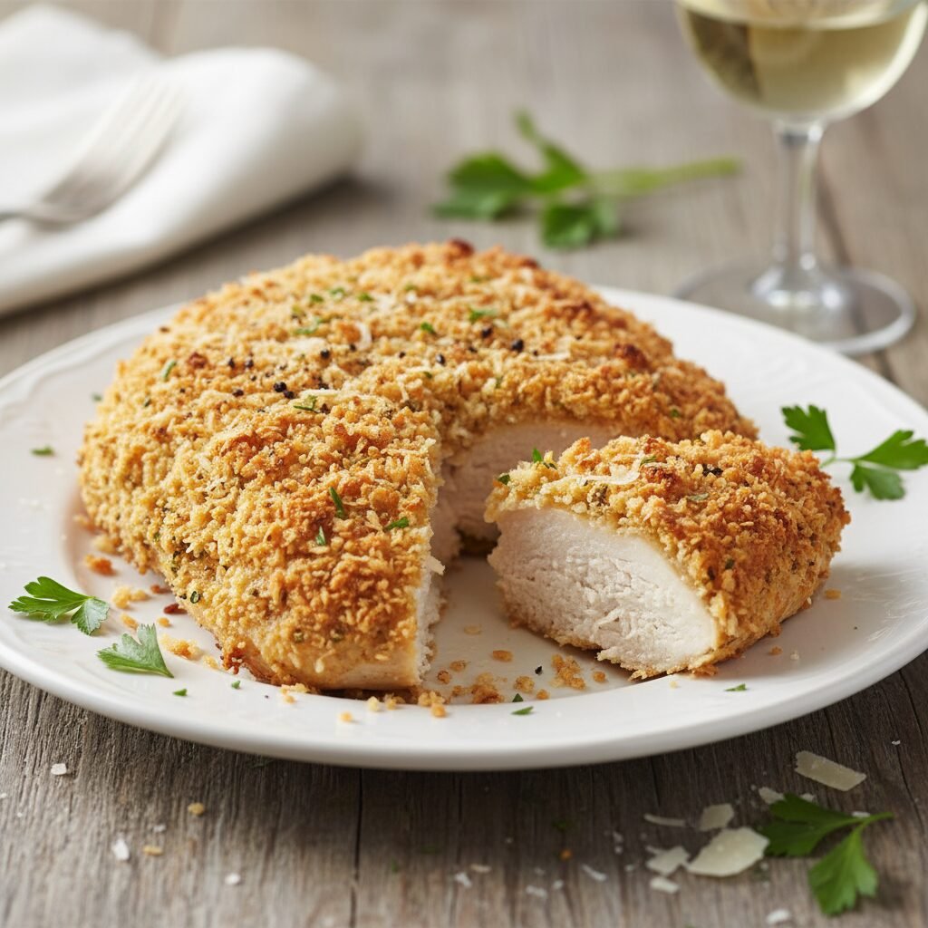 The Ultimate Baked Parmesan Crusted Chicken – Juicy, Crispy & Ready in 30 Minutes!