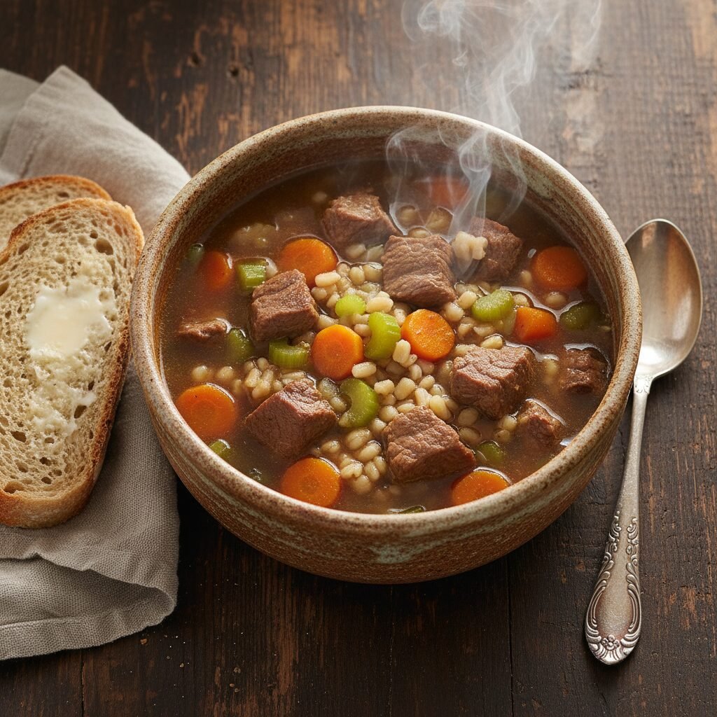 The Ultimate Cozy Beef Barley Soup: A Hug in a Bowl