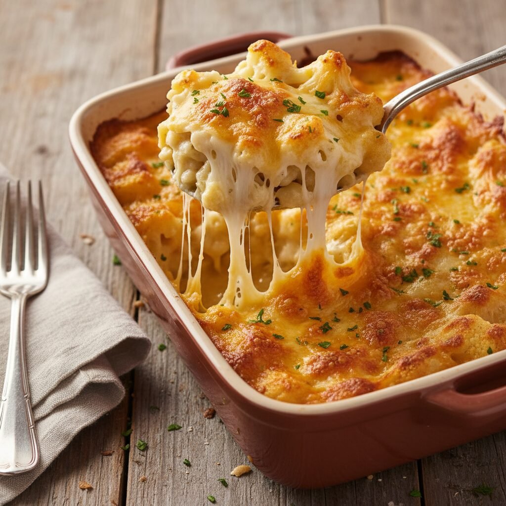 The Ultimate Creamy Cauliflower Mac and Cheese (Keto-Friendly & Kid-Approved!)