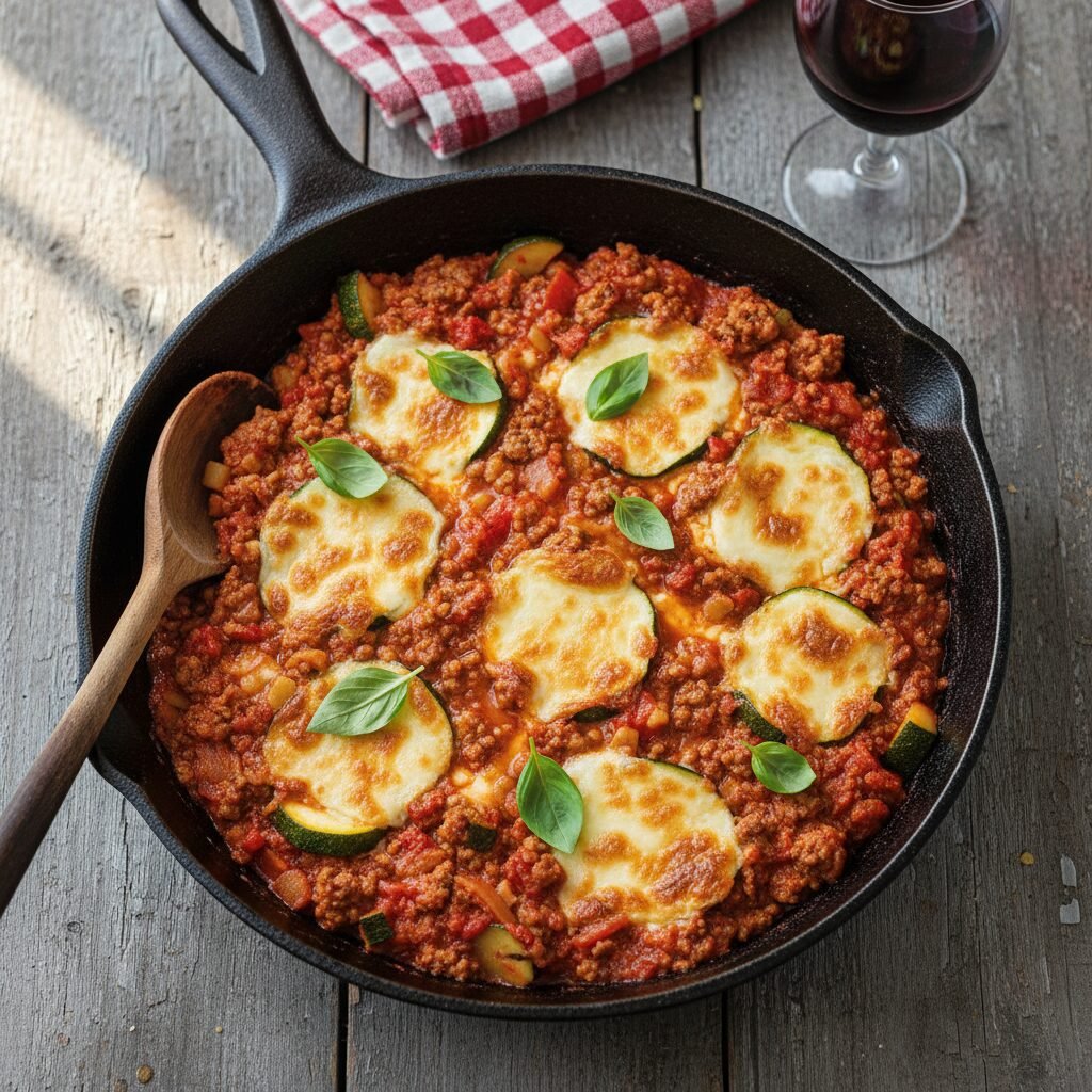 One-Pan Cheesy Ground Beef Zucchini Skillet: The Ultimate 20-Minute Dinner Savior