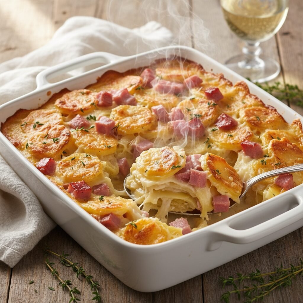 Ultimate Cheesy Scalloped Potatoes With Ham: The Coziest Casserole Ever