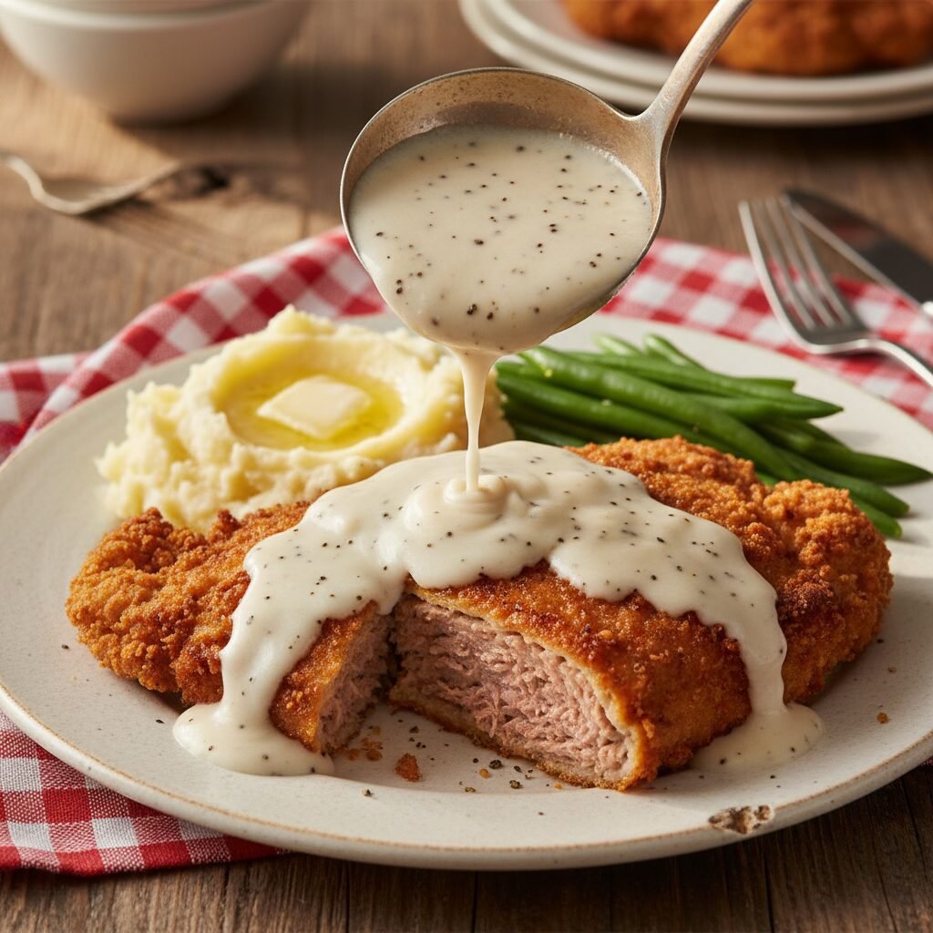 The Ultimate Southern Chicken Fried Steak with Creamy White Gravy