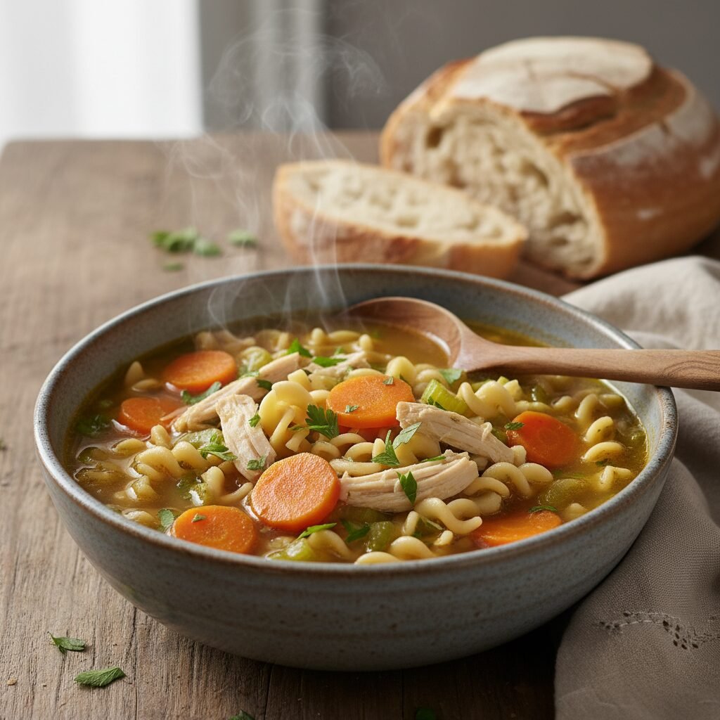 The Ultimate Homemade Chicken Noodle Soup: A Hug in a Bowl