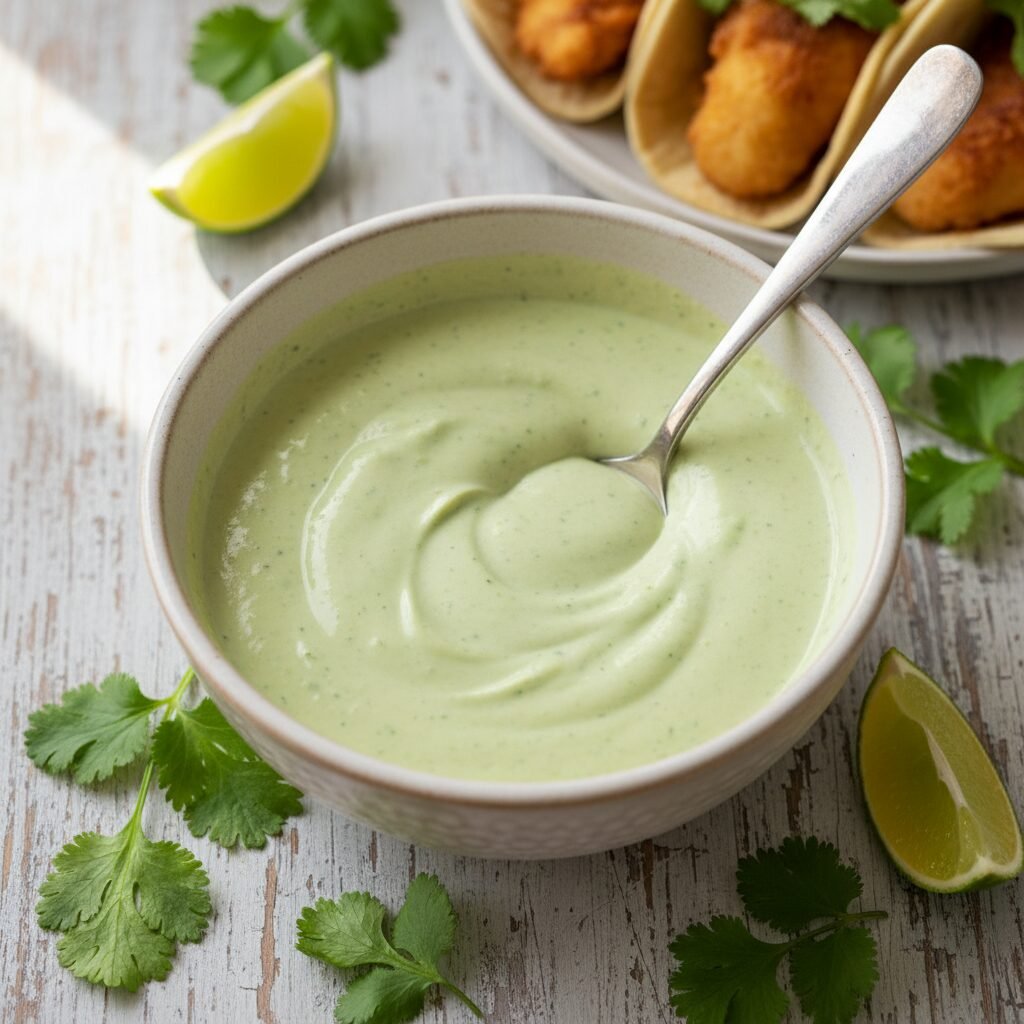 The Ultimate 5-Minute Cilantro Lime Crema (Better Than Takeout!)
