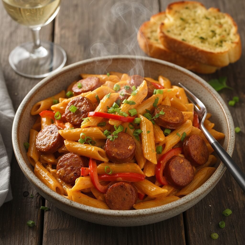 Creamy Cajun Sausage Pasta: The Ultimate 30-Minute Comfort Dinner