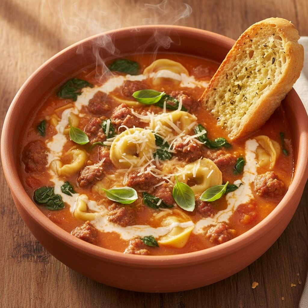 Creamy Sausage Tortellini Soup – The Ultimate 30-Minute Comfort Meal