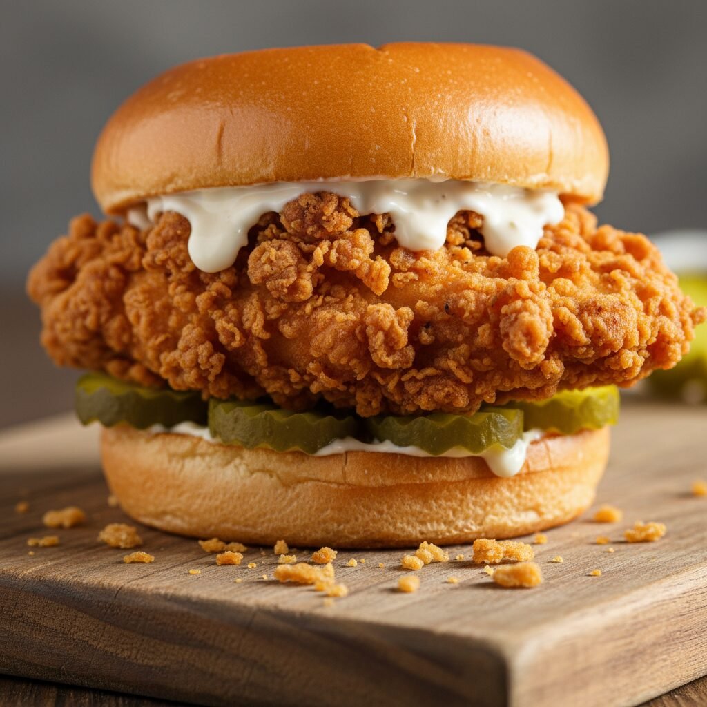 The Ultimate Crispy Chicken Sandwich: Better Than The Drive-Thru!