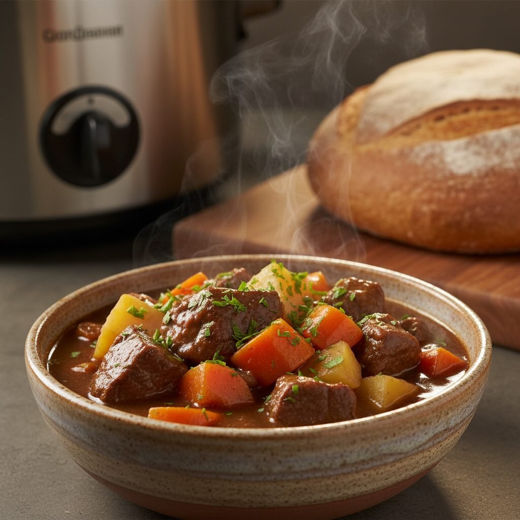 The Ultimate Melt-in-Your-Mouth Crockpot Beef Stew