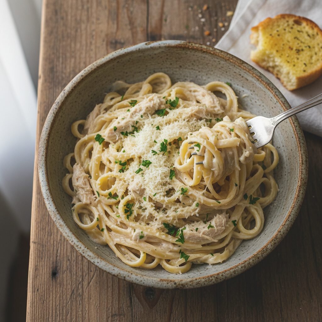 Creamy & Dreamy Crockpot Chicken Alfredo: The Ultimate Dump-and-Go Dinner