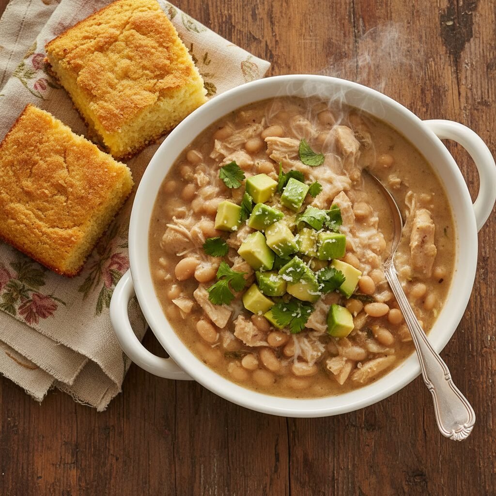 The Ultimate Creamy Crockpot Chicken Chili: A Cozy Hug in a Bowl