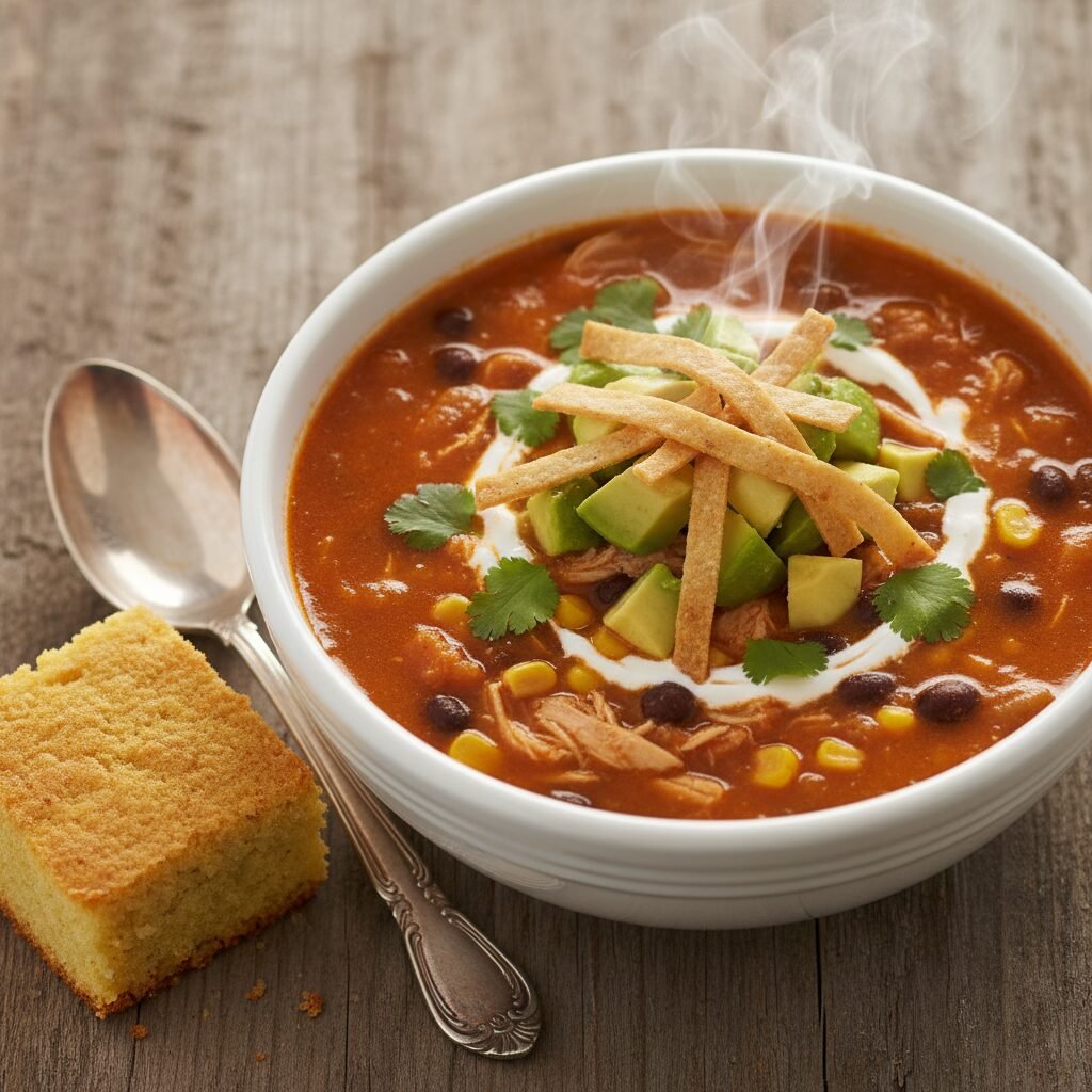 Creamy Crockpot Chicken Enchilada Soup: The Ultimate Dump-and-Go Dinner