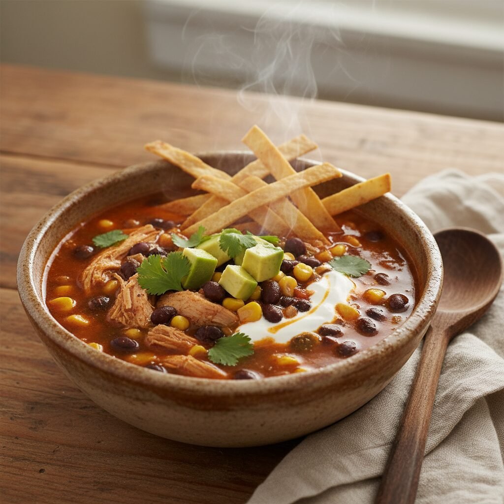 The Ultimate Cozy Crockpot Chicken Tortilla Soup: A Weeknight Savior