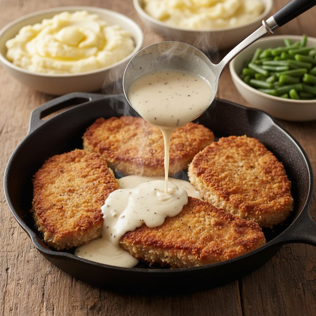 The Best Southern Fried Cube Steak with Creamy Country Gravy