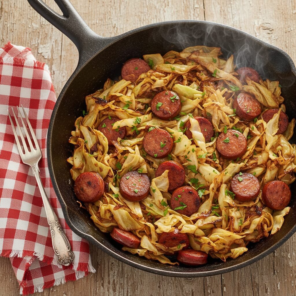 Easy Fried Cabbage and Sausage Skillet - A 20-Minute Weeknight Savior