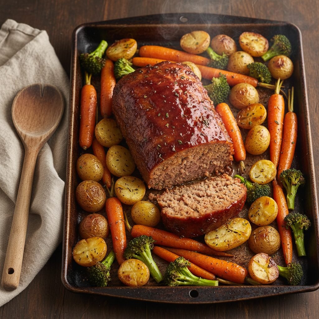 The Ultimate Sheet Pan Meatloaf and Roasted Veggies: A Weeknight Savior
