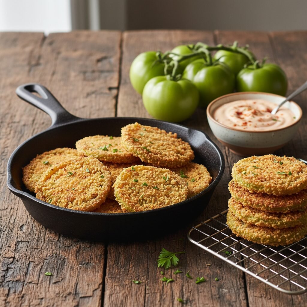 The Best Southern Fried Green Tomatoes Recipe: Crispy, Tangy, and Perfectly Golden!