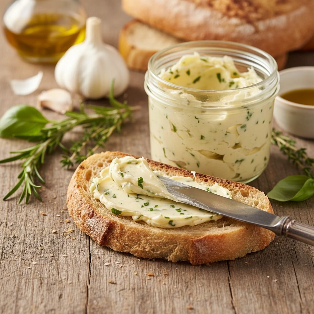 The Ultimate 5-Minute Homemade Garlic Butter Spread