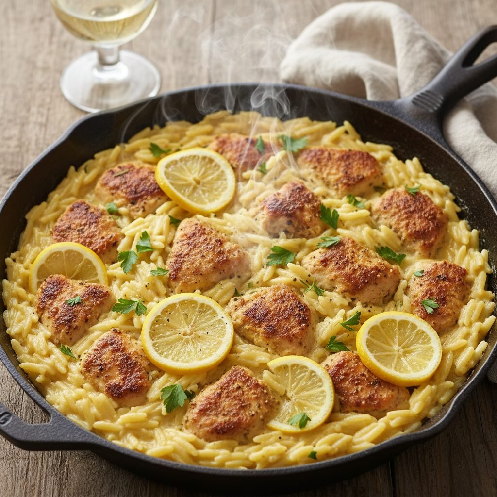 One-Pan Lemon Chicken Orzo: The Creamy, Dreamy Weeknight Savior