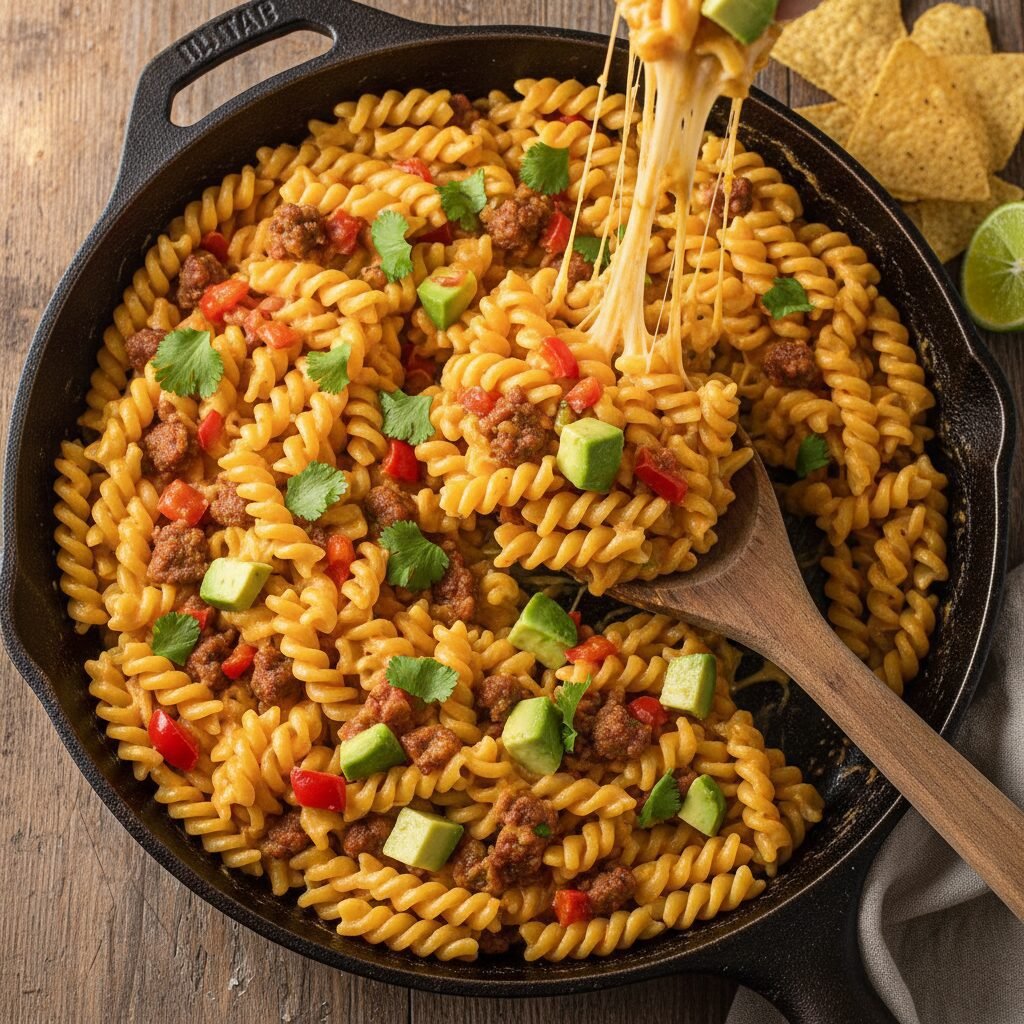 Creamy Mexican Mac and Cheese Skillet: The Ultimate Taco Tuesday Twist