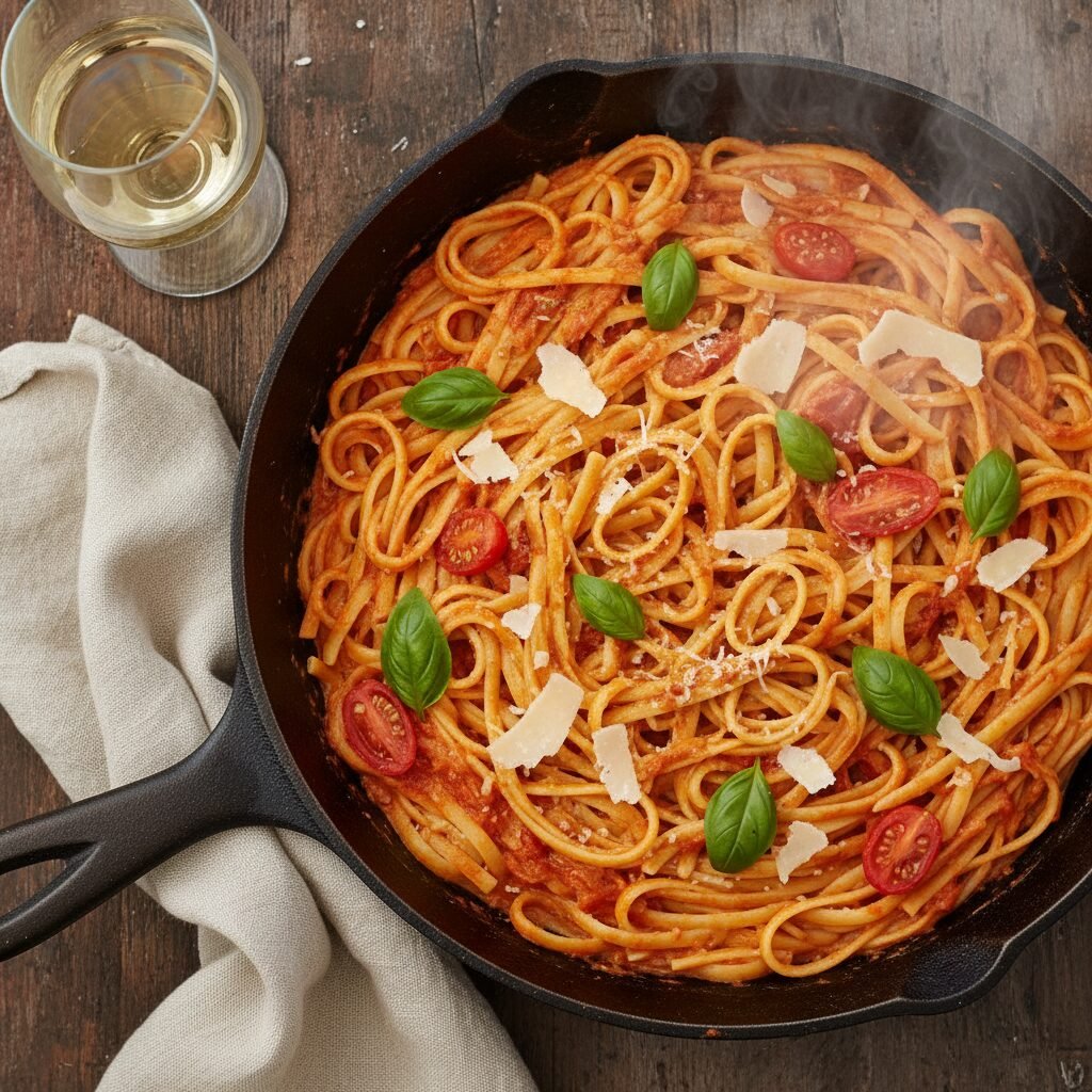 Creamy Tomato Basil One Pot Pasta: The 15-Minute Weeknight Miracle