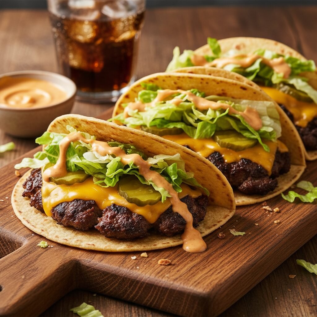 Viral Smash Burger Tacos with Secret Sauce (Better Than Fast Food!)