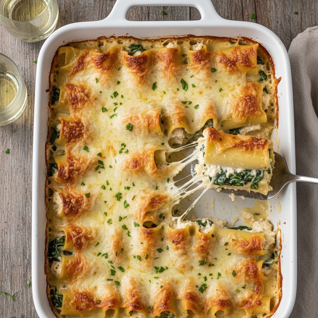 Creamy White Chicken Lasagna Rollups: The Ultimate Cozy Family Dinner